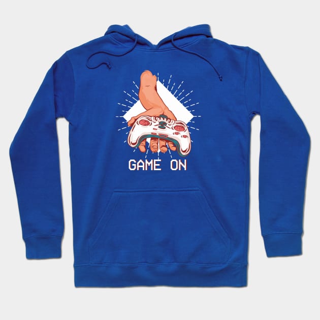 Game On Hoodie by Catfactory